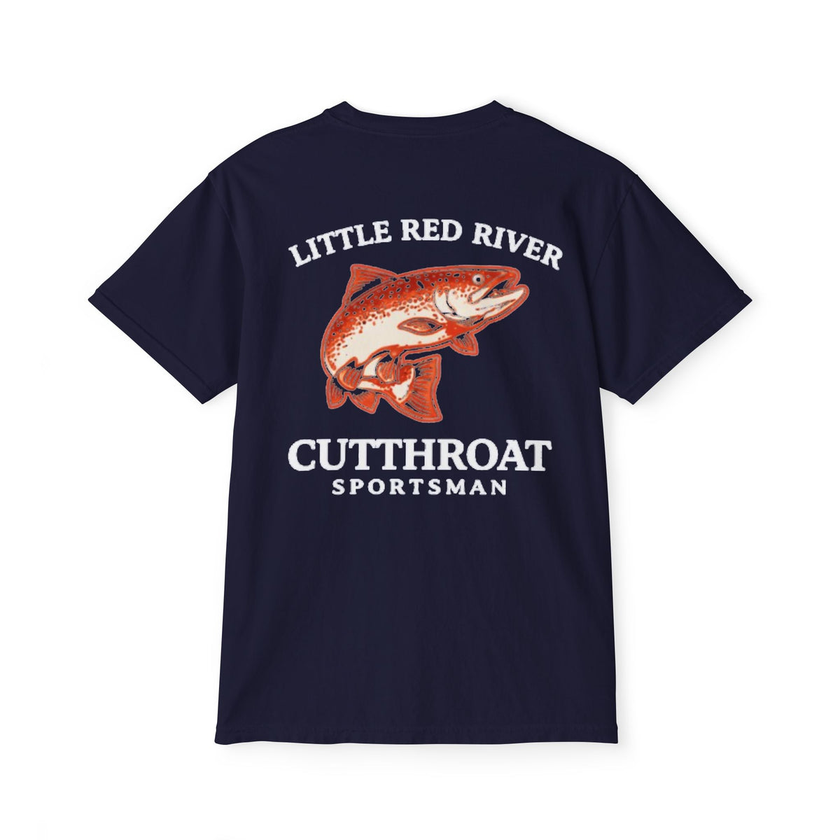 Cutthroat Sportsman Little Red River Pocket T-Shirt - Comfort Colors