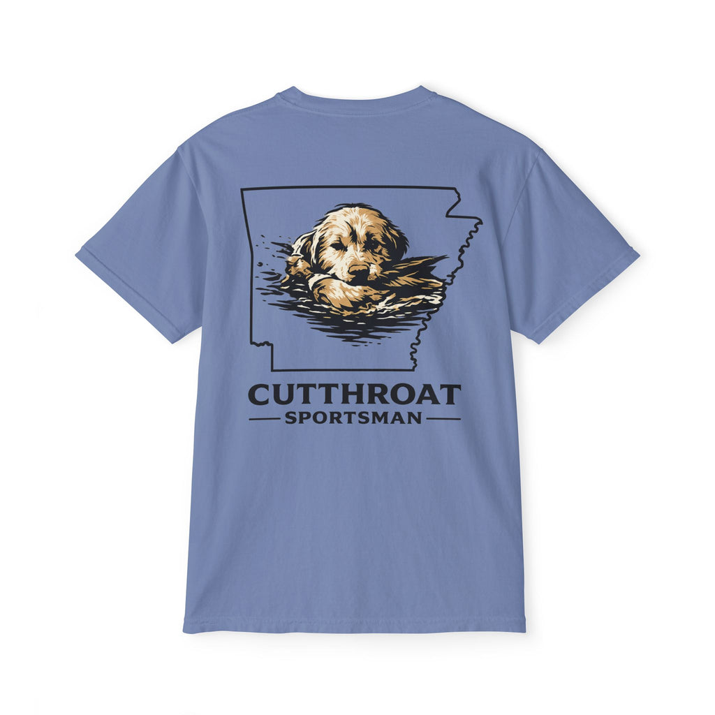 Cutthroat Sportsman Dog Head Pocket Tee - Comfort Colors