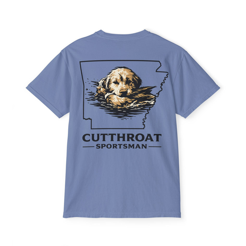 Cutthroat Sportsman Dog Head Pocket Tee - Comfort Colors