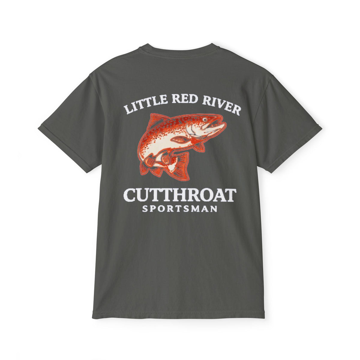 Cutthroat Sportsman Little Red River Pocket T-Shirt - Comfort Colors
