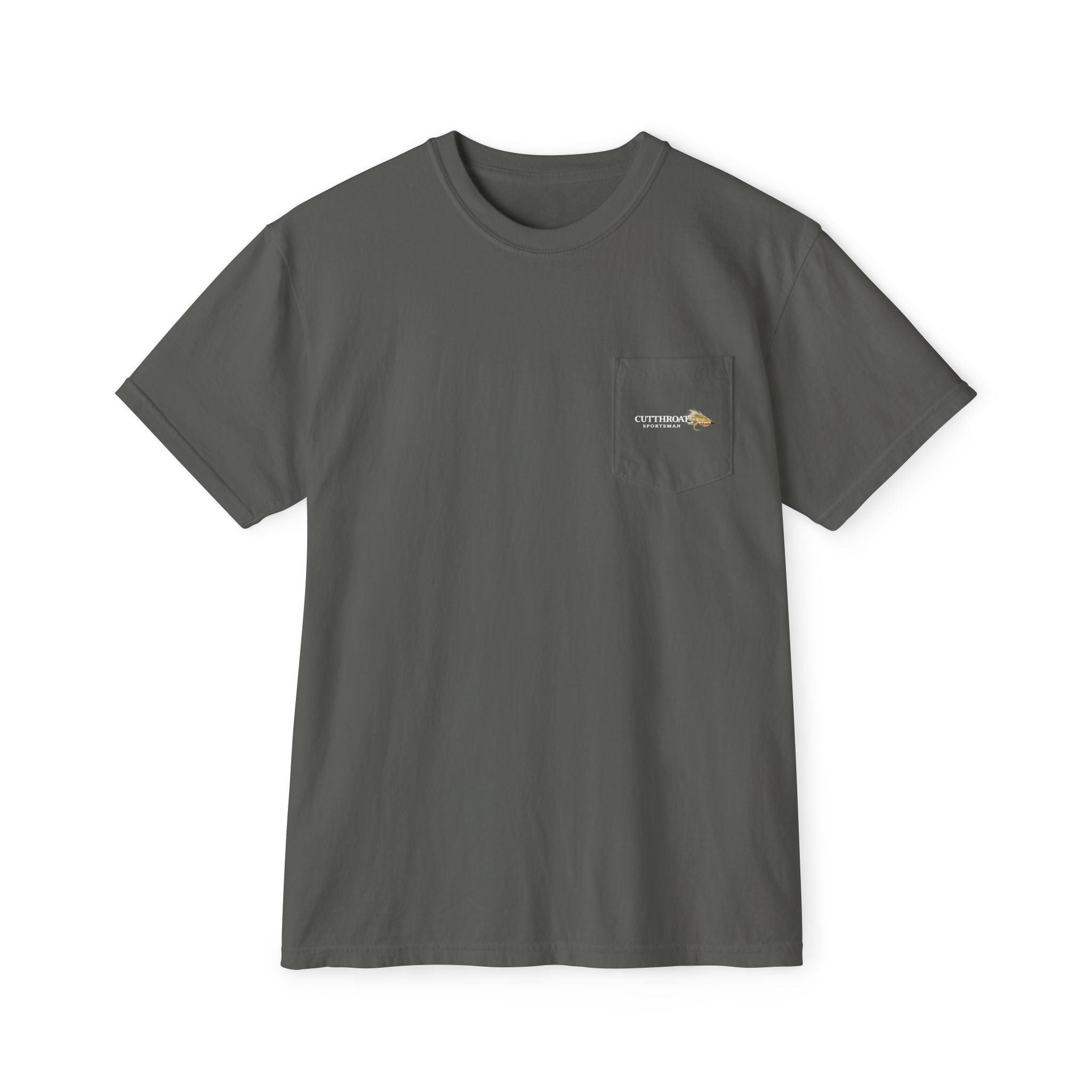 Cutthroat Sportsman Little Red River Pocket T-Shirt - Comfort Colors