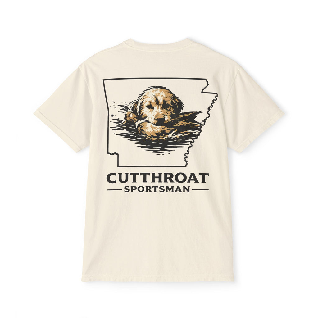 Cutthroat Sportsman Dog Head Pocket Tee - Comfort Colors