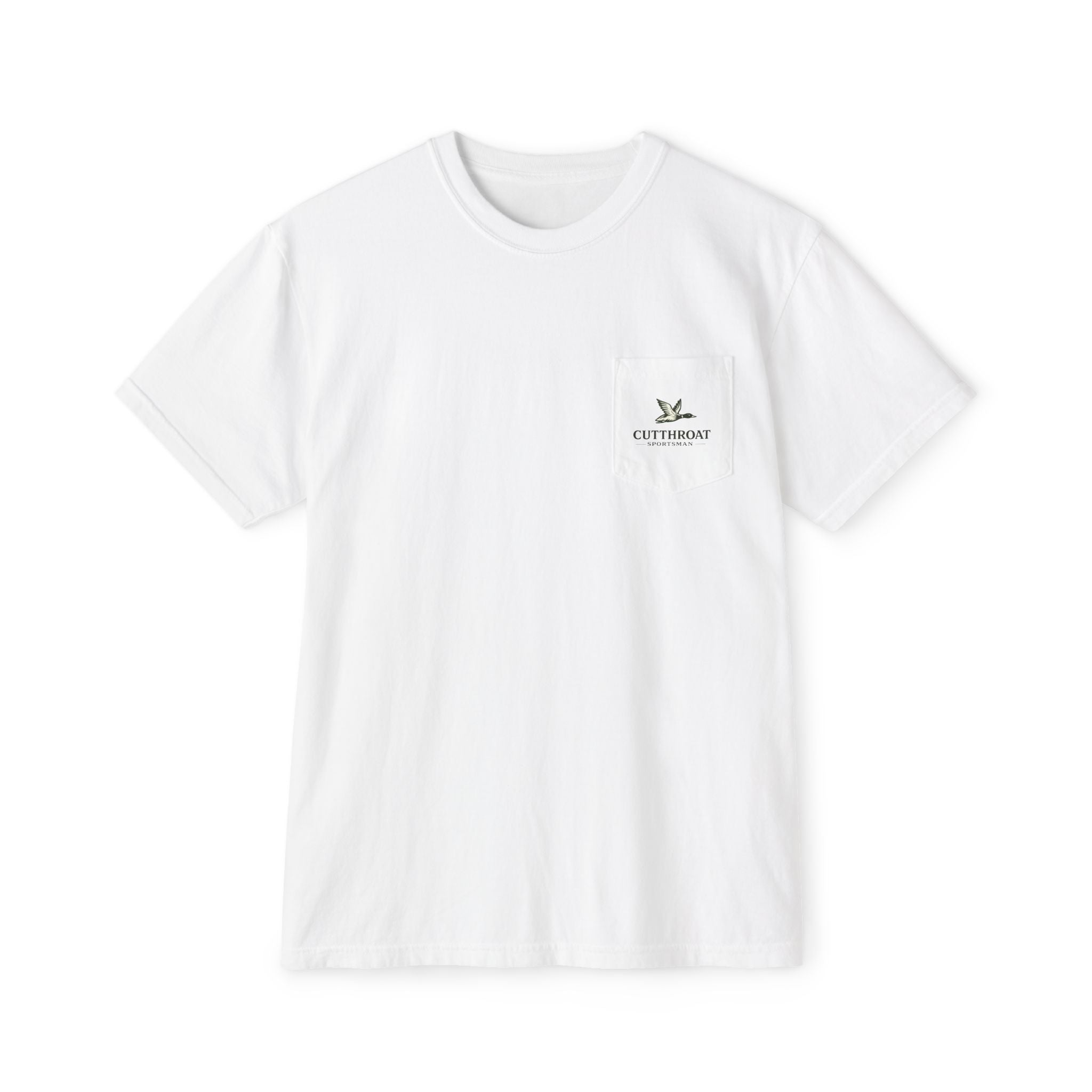 Cutthroat Sportsman Dog Head Pocket Tee - Comfort Colors