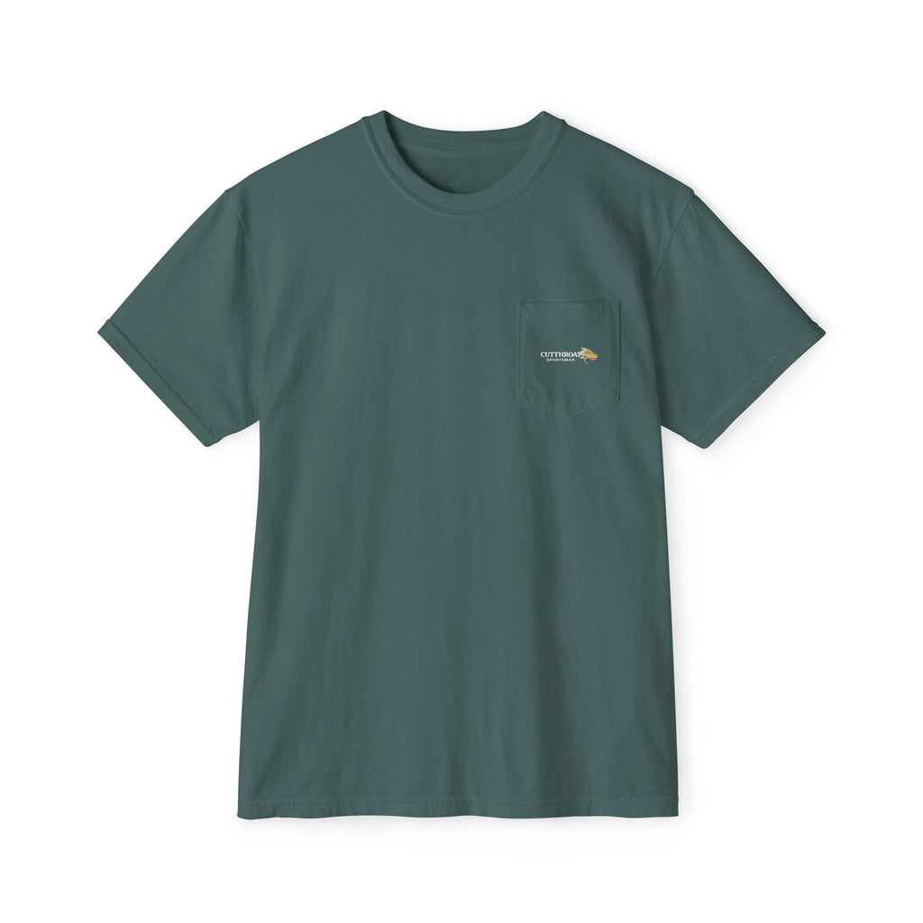 Cutthroat Sportsman Little Red River Pocket T-Shirt - Comfort Colors
