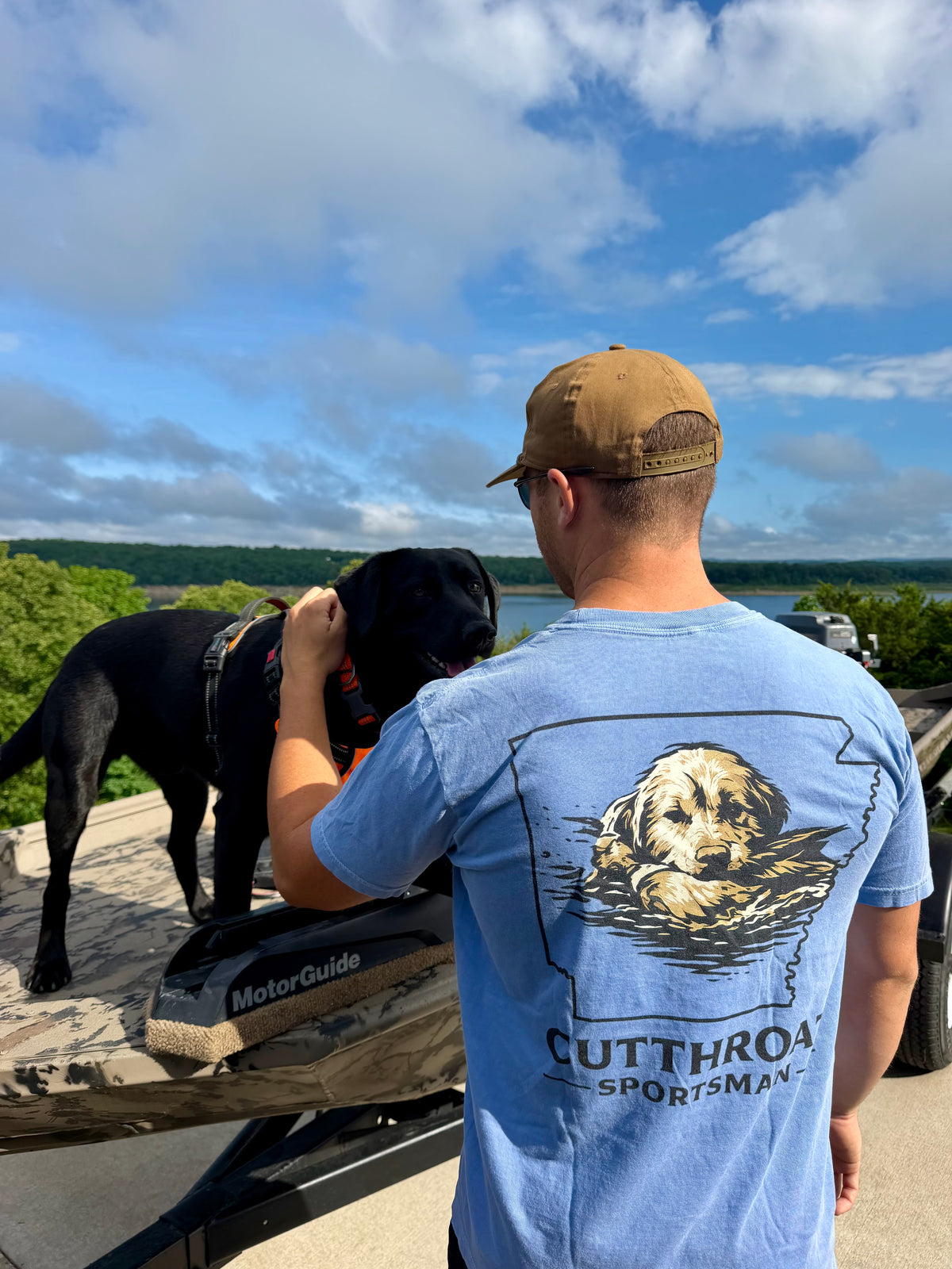 Cutthroat Sportsman Dog Head Pocket Tee - Comfort Colors
