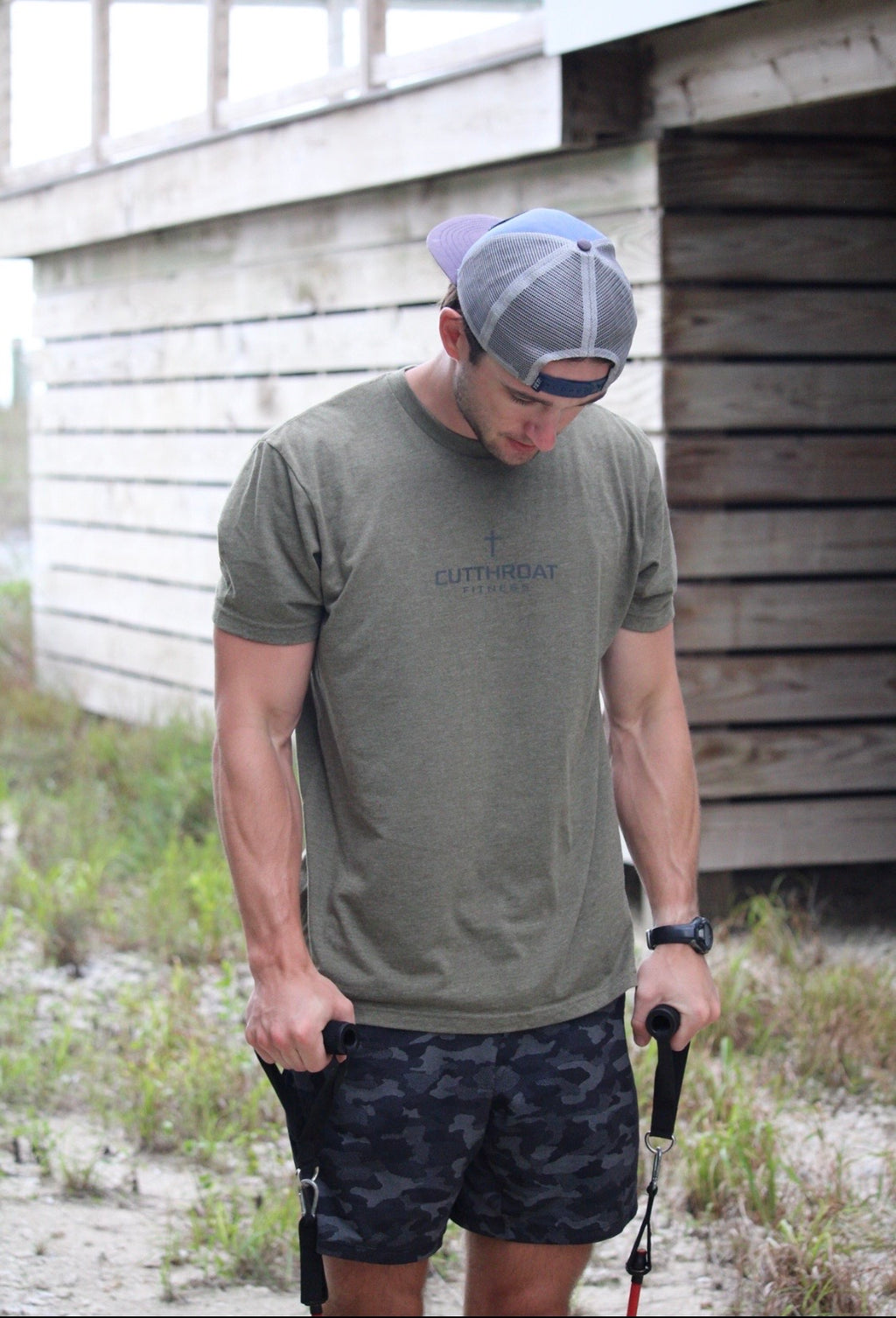 Cutthroat Fitness Cross Tri-Blend Crew Tee