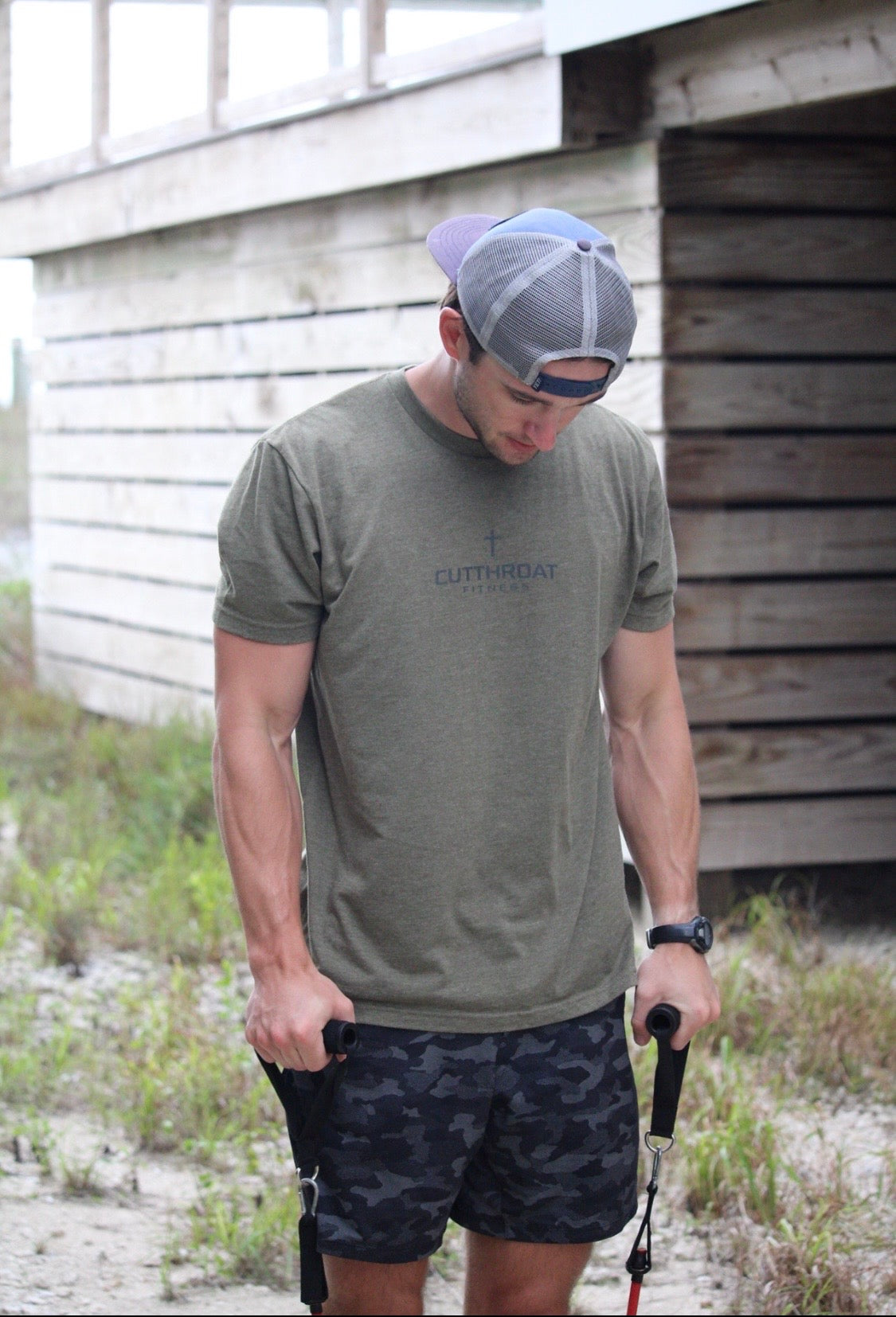 Cutthroat Fitness Cross Tri-Blend Crew Tee