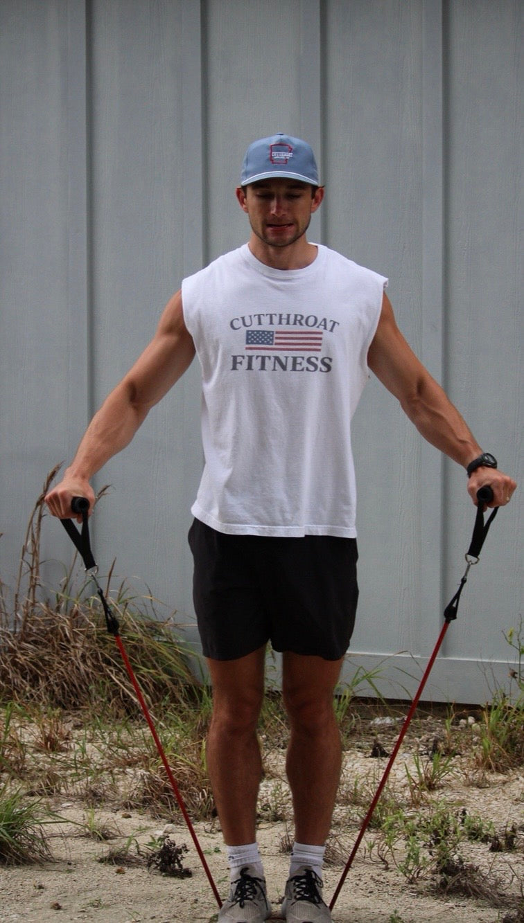 Cutthroat Fitness USA Oversized Boxy Tee