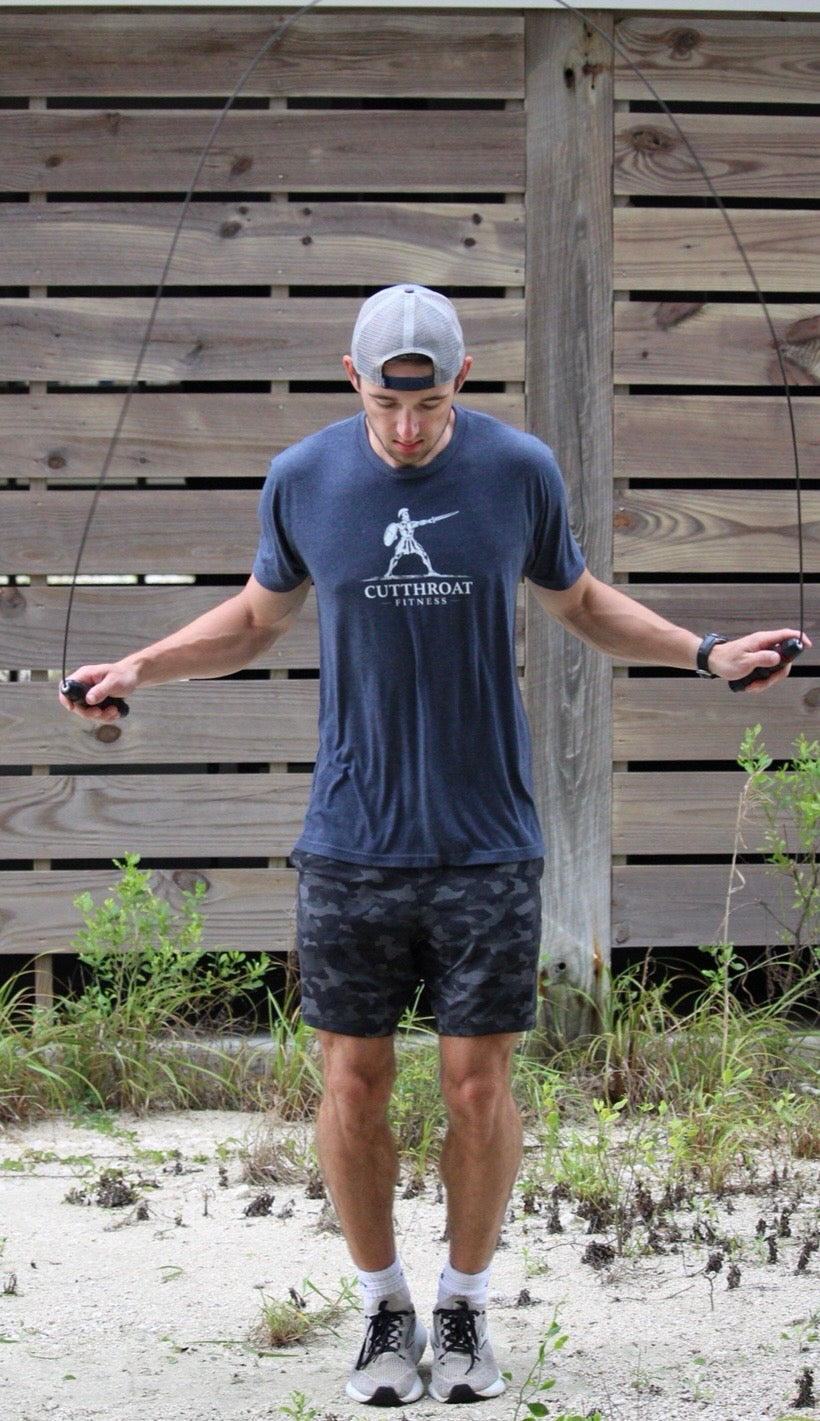 Cutthroat Fitness Spartan Tri-Blend Crew Tee