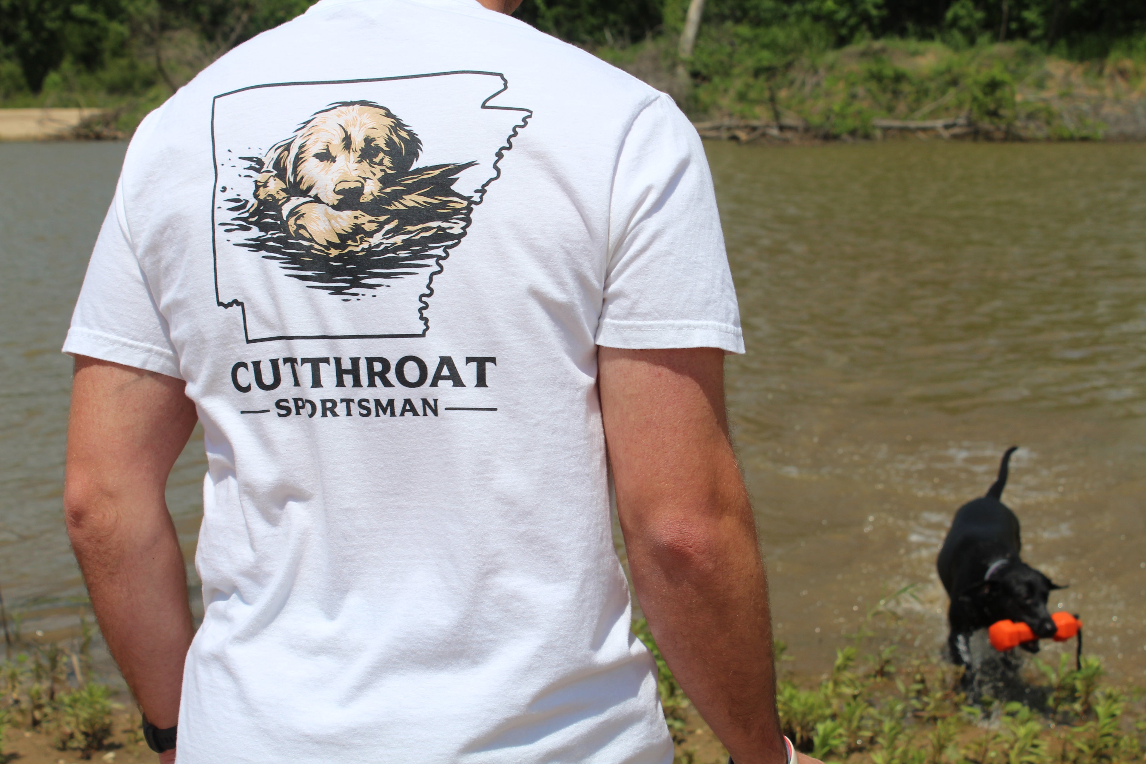 Cutthroat Sportsman Dog Head Pocket Tee - Comfort Colors
