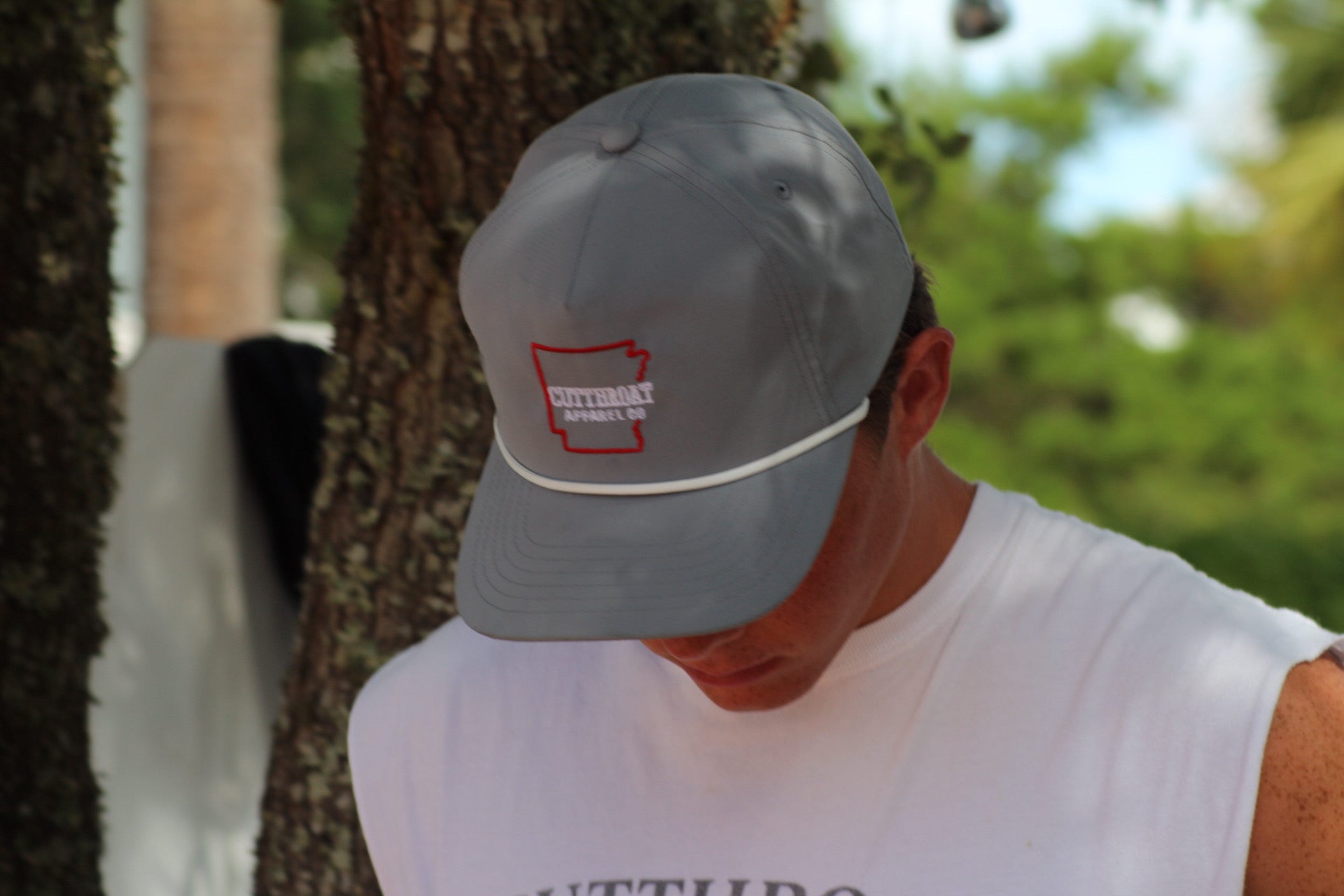 Arkansas Sunwashed Rope Cap - Comfort Colors